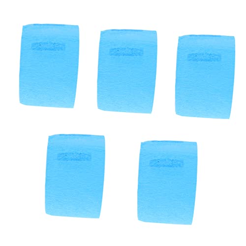 HONMEET 5ボリューム使い捨てヘアカット用ネックストリップ巻 青色 弾力性と粘着性に優れサロン向け 水濡れ耐性 無臭素材 バーバー施術用首保護ペーパー