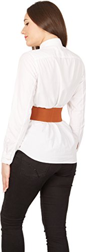 BlackButterfly 3 Inch Wide Waspie Elastic Vintage Buckle Waist Belt4