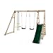 Price comparison product image Plum® Mandrill® Wooden Climbing Frame, Swing And Glider For Kids 3 Years Plus, Climbing Frame For Kids