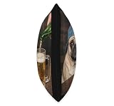 Pug Drinking Beer Funny Pug Dog Meme Throw Pillow
