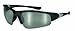 SSP Eyewear 1.50 Bifocal/Reader Safety Glasses with Black Frames and Mirrored Lenses, ENTIAT 1.5 BLK M
