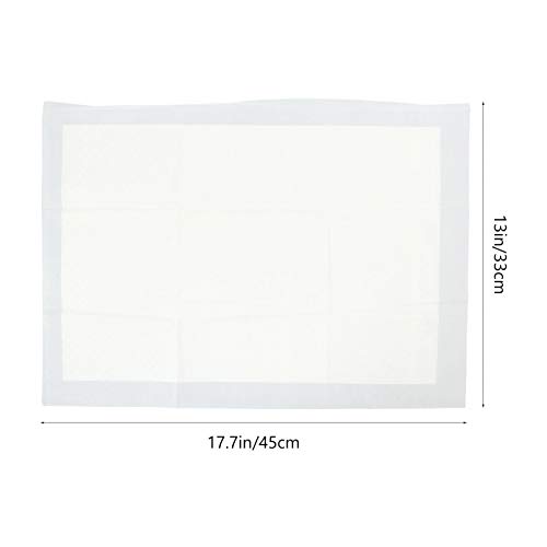 ULTECHNOVO 100 Pcs Forros de Gaiola de Porquinho da Índia Coelhos Fraldas Descartáveis ??Para Treina