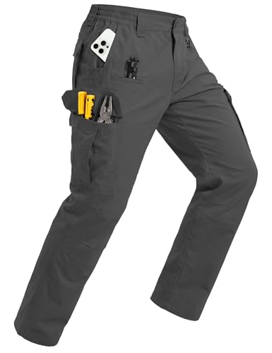 Pantalon de travail tactique résistant à l'eau avec poches cargo