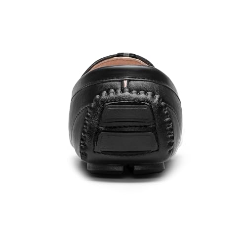 Bruno Marc Men's Driving Moccasins Penny Loafers Slip on Loafer Shoes,Size 12,Black,BM-Pepe-2