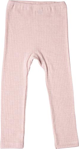 Cosilana, Kinder Leggings/Lange Unterhose, 45% KBA Baumwolle, 35% kbT Wolle, 20% Seide (116, Pink Meliert)