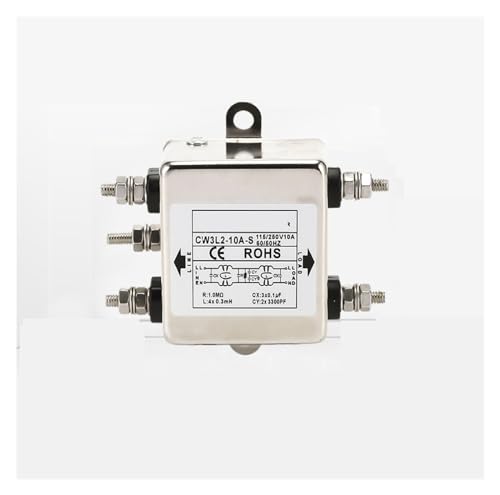 Filtro 220V CW3L2-10A-S tipo tornillo contra zumbidos de 50HZ en fuentes eléctricas