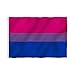 Produktbild 1PC Bisexuelle Stolz-Flagge Polyester Bisexual Flag klare Farbe UV-lichtbeständig doppelt vernähte mit Messing-Ösen 90 * 150cm