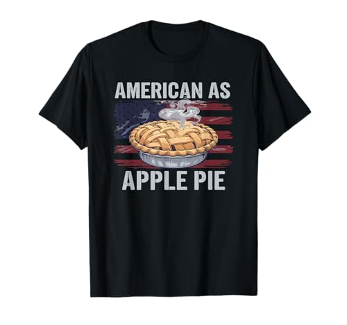 Cake Baking American As Apple Pie, Flagge der USA T-Shirt