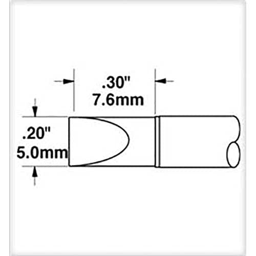 CVC-8CH0050S - TIP, Soldering Iron, Chisel, Long, 5MM