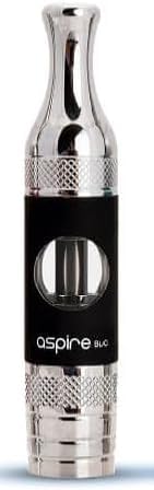 Aspire ET-S BVC Clearomizer ETS Tank Glassomizer Atomiser (Glass Tube Version) 1.8 Ohm/Black