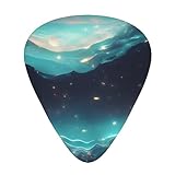 Science Fiction Stars printing Guitar pick -12 pack, 3 thicknesses to choose from, giving you a unique musical experience.