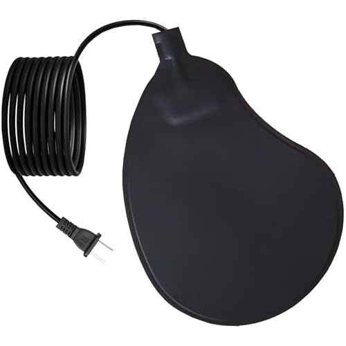 60W De-icer Submergible Bird Bath Heater Thermostatic Controlled Chicken Water Heater for Outdoors in Winter Animal Water Heater Ideal for Livestock Poultry Horses Cows Birds Chicken Farm Trough