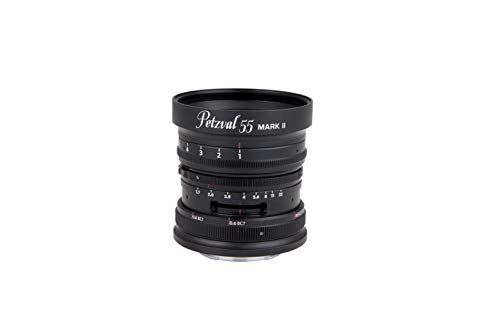 Image of Lomography Petzval 55mm f /1.7 MKII Bokeh Control Art Lens - Compatible with Sony E Mount - Mirrorless Camera - Aluminium Black