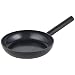Produktbild Combekk 211128.02 Bratpfanne aus recyceltem Aluminium, antihaftbeschichtet, für Induktionsherde geeignete große Pfanne, Keramikbeschichtung, robust und langlebig, hoher runder Rand, 28 cm, schwarz