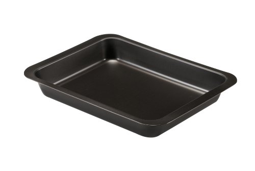 Guardini, Moule à pâtisserie 24x32 cm avec couvercle de transport, Acier avec revêtement antiadhésif, Noir, Fabriqué en Italie, Ligne Bake Away, Noire – vue 3