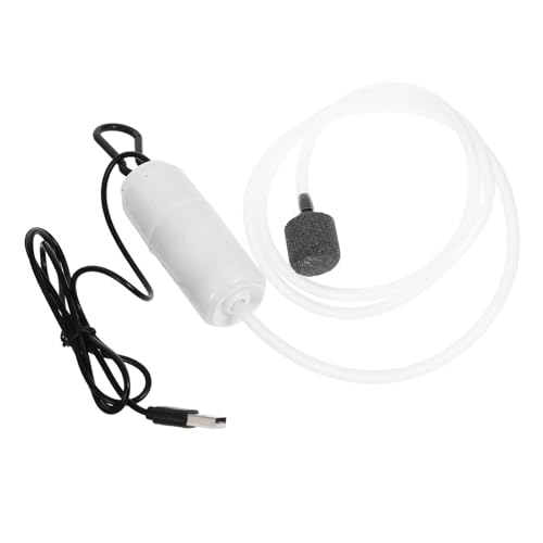 Sosoport Silent USB Oxygen Pump for Aquariums Air Pump with High Oxygen Output Portable Design Quiet Operation for Enhanced Fish Tank Oxygenation and Healthy Fish Growth