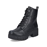 Rieker Damen Klassische Stiefeletten 74530, Frauen Stiefeletten, lose Einlage,Booties,halbstiefel,Kurzstiefel,schwarz (00),39 EU / 6 UK