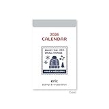 新日本カレンダー 2026年 カレンダー 日めくり eric NK4400