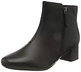 Ortholite Fußbett Clarks Damen Marilyn Beth Stiefelette, Black Leather, 38 EU