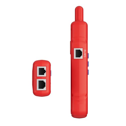 Localizador de cables LCD y auriculares para comprobar redes de Internet con precisión 5