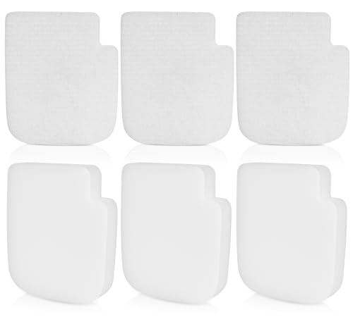 AZ3002 Filters for Shark Stratos Powered Lift-Away DuoClean Upright Vacuum AZ3000, AZ3000C, AZ3000W, AZ3002, AZ3002C, 3 Pack Felt & Foam Filters Replacement Part XFFKAZ3000