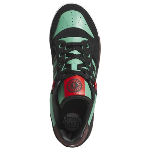 adidas X Demon Slayer Rivalry Low Demon Slayer (Core Black/Green, US Footwear Size System, Adult, Men, Numeric, Medium, 10)4