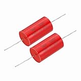 QUARKZMAN 2 Stück 10uf Frequenzweiche Kondensator 250V Rote Axiale Audio Lautsprecher Crossover MKP Film Kondensator