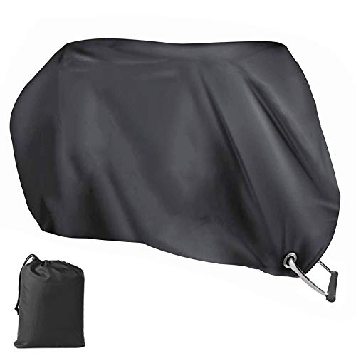 Tanup Fahrradabdeckung für die Lagerung im Freien, für 1, 2 oder 3 Fahrräder, stationäre Verwendung für Hof oder Garten, Regen, Sonne, Elektro- und Hybrid-Fahrräder, wasserdichte Abdeckungen Cover