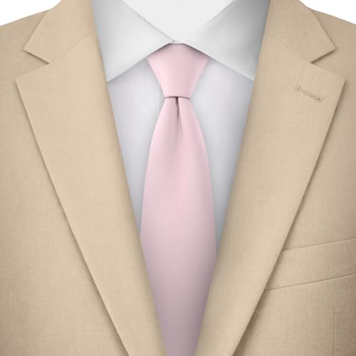 Image of Jacob Alexander Men's Slim Width 2.75 inch Solid Color Tie