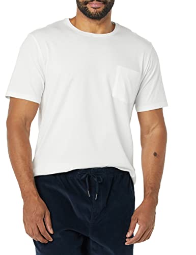 Image of Amazon Essentials Men's Short-Sleeve Crewneck Pocket T-Shirts, Pack of 2