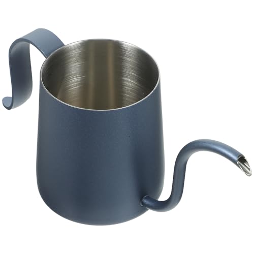 ULTECHNOVO Cafetera de Inoxidable de Vertido Preciso para Café de Goteo Manual y Té Tetera Portátil Azul para y del Café