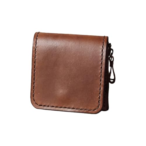 2つ折りウォレット(ポケット2)[ブラウン] 本革 サドルレザー 財布