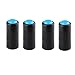 Produktbild Kabellose Mikrofone 4 Stück Mikrofone Batterieabdeckung Wireless Mic Battery Screw on Cover Mikrofon Cover für PGX2/4SLX24/PG58 (blau) Wireless Microphone