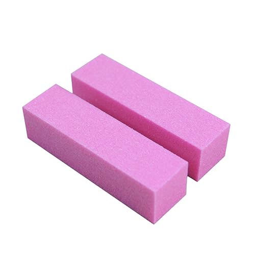 Beaupretty Bloque Pulidor De Uñas Lavable y Ligero Limas Para Manicura y Pedicura Diseño Cuadrado Cuatro Caras Para Durezas y Uñas De Manos y Pies Uso Profesional y Hogar Rosa