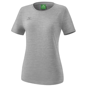 Erima Damen Basic Teamsport T-Shirt (2082505), grau Melange, 38
