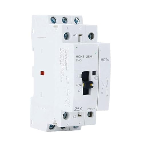 Contactor de CA silencioso HCH8-25M de 25A, automatización inteligente para cuadros de 230V