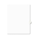 Avery Legal Dividers, Premium Individual Tab Titles, Letter Size, Side Tabs, 16, Pack of 25 (01016)
