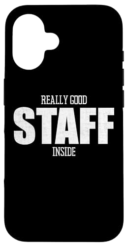 Really Good Staff Inside �C�x���g�X�^�b�t �N���[ �`�[�� �X�}�z�P�[�X iPhone 16 �p