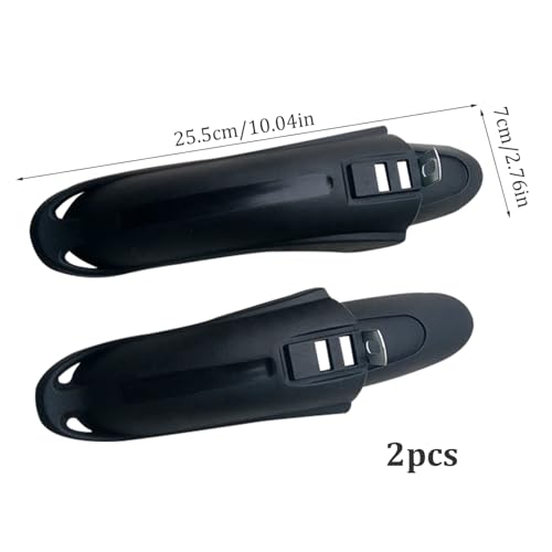 Guardabarros para bicicleta de montaña infantil protector contra salpicaduras flexible 2