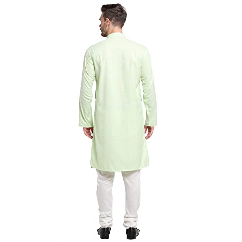 Aakrati Men's Tunic Cotton Kurta Pajama Casual Dress Set4