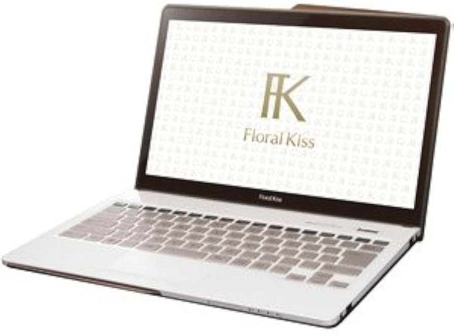 おしゃれパソコン 富士通 CH75/W Floral Kiss Amazon.co.jp: FMVC75WW Clear White with Brown FMV LIFEBOOK Floral