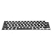 Produktbild kwmobile Silikon Tastaturschutz für Apple MacBook Air 15 2023 M2 (A2941) - QWERTY US Keyboard Cover Abdeckung - Schwarz