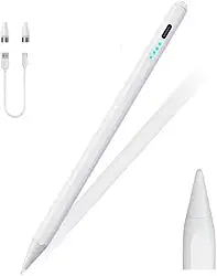 Caneta Digital Pencil Stylus Compatível com Ipad Apple Android Xiaomi Alta Precisão Palm Rejection Ponta Para Desenho e Escrita Natural Branca 1.0mm Sensibilidade na Inclinação – VOLT3M