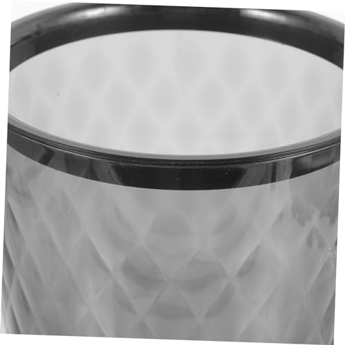 Bote de basura transparente decorativo Holibanna para hogar y oficina miniatura 4