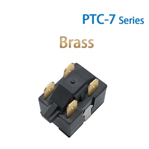 Relé de arranque PTC-7 de 22 ohmios y 2 pines para compresor de nevera 6