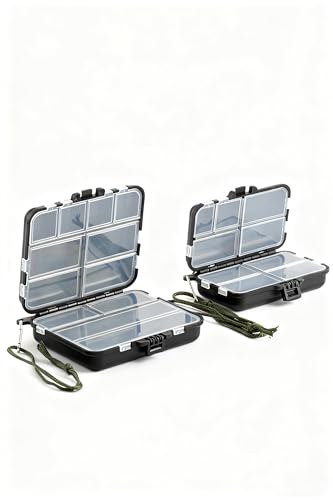 Caja de pesca doble cara con 2 compartimentos miniatura 1