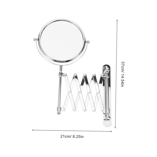 Miroir grossissant rétractable avec rotation 360° fluide