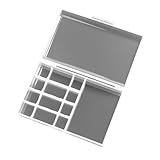 Avec des compartiments réglables et une sécurité, cet étui de rangement pour batterie assure un transport sûr et une préparation de chargement pour les appareils photo