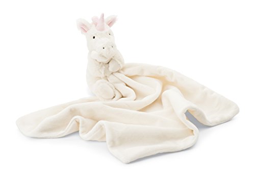 Image of Jellycat Bashful Unicorn Baby Stuffed Animal Security Blanket