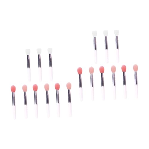 Healeved 18piezas Pinceles De Silicona Para Maquillaje Profesional Aplicador De Labios De Cepillos Para y Lip Mask Herramienta De Belleza Para Cumpleaños y Festividades